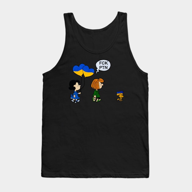 Stand with ukraine I Fck putin Tank Top by den.make